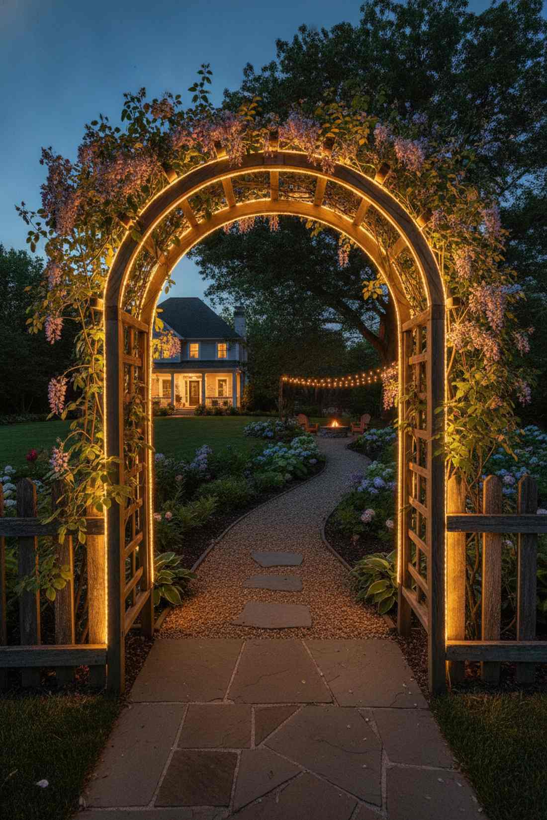 arbor archway framing