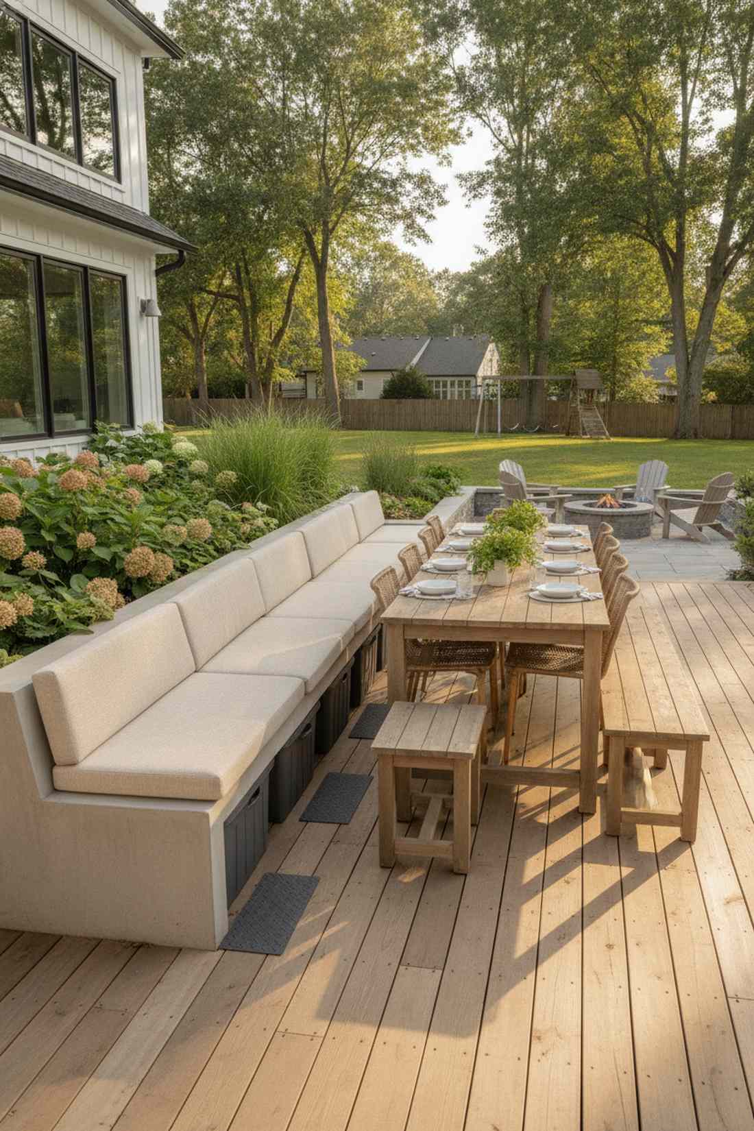 bench seating flexibility