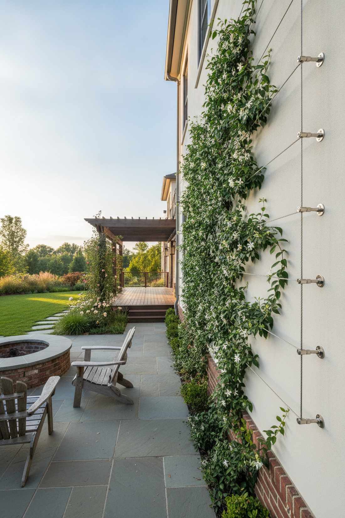 cable wire trellis systems