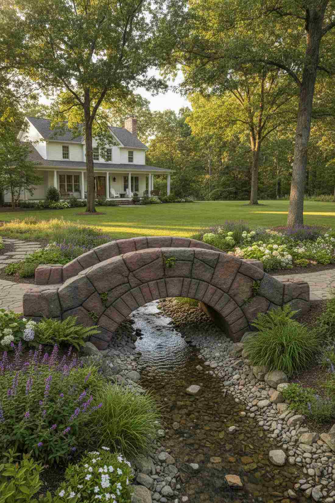 cast concrete arch bridge