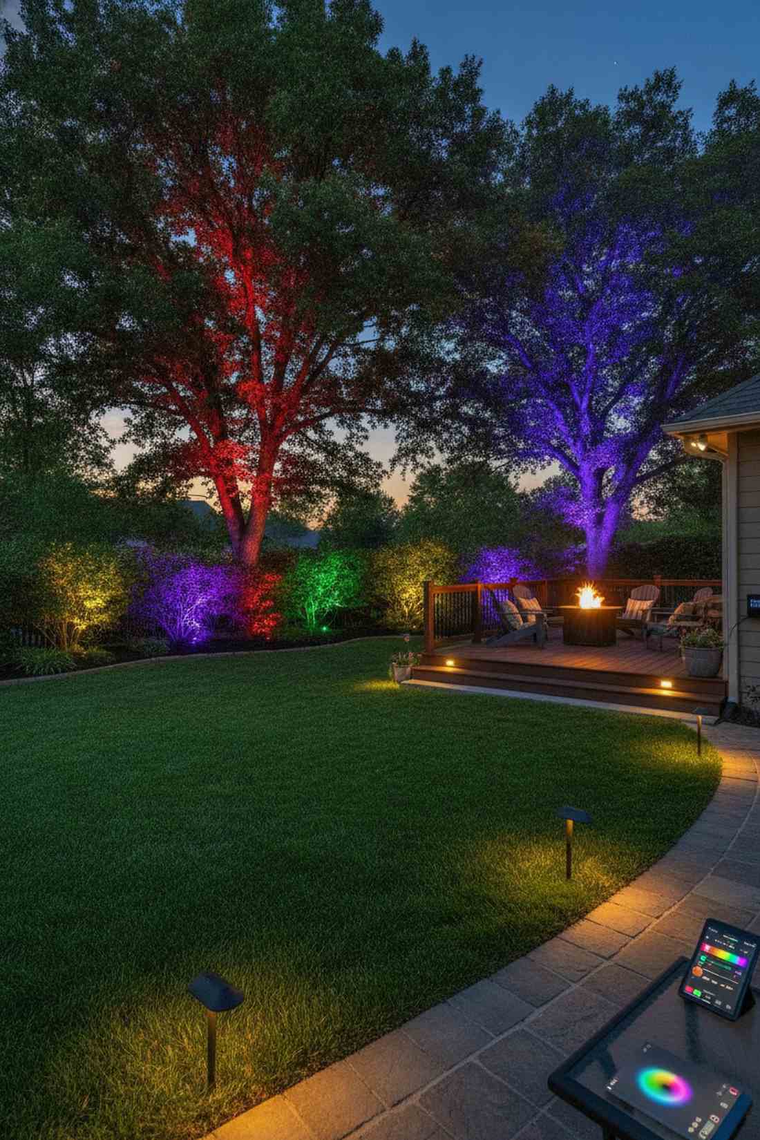 color changing rgb spotlights