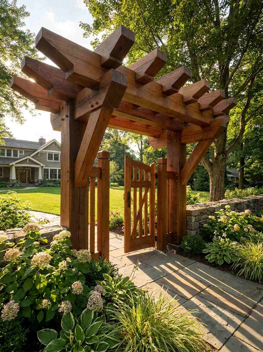 corner post bracket gate