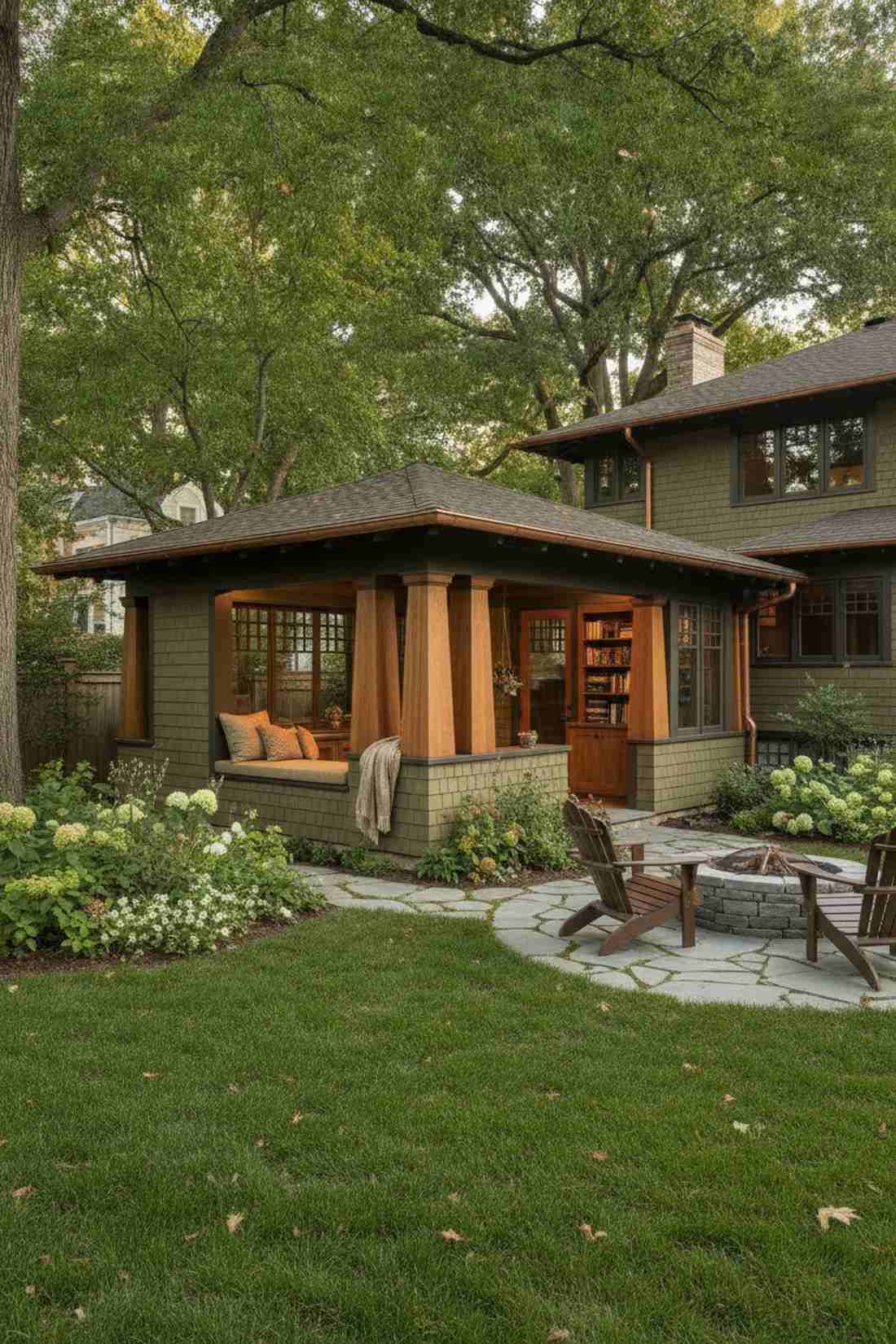craftsman bungalow garden room