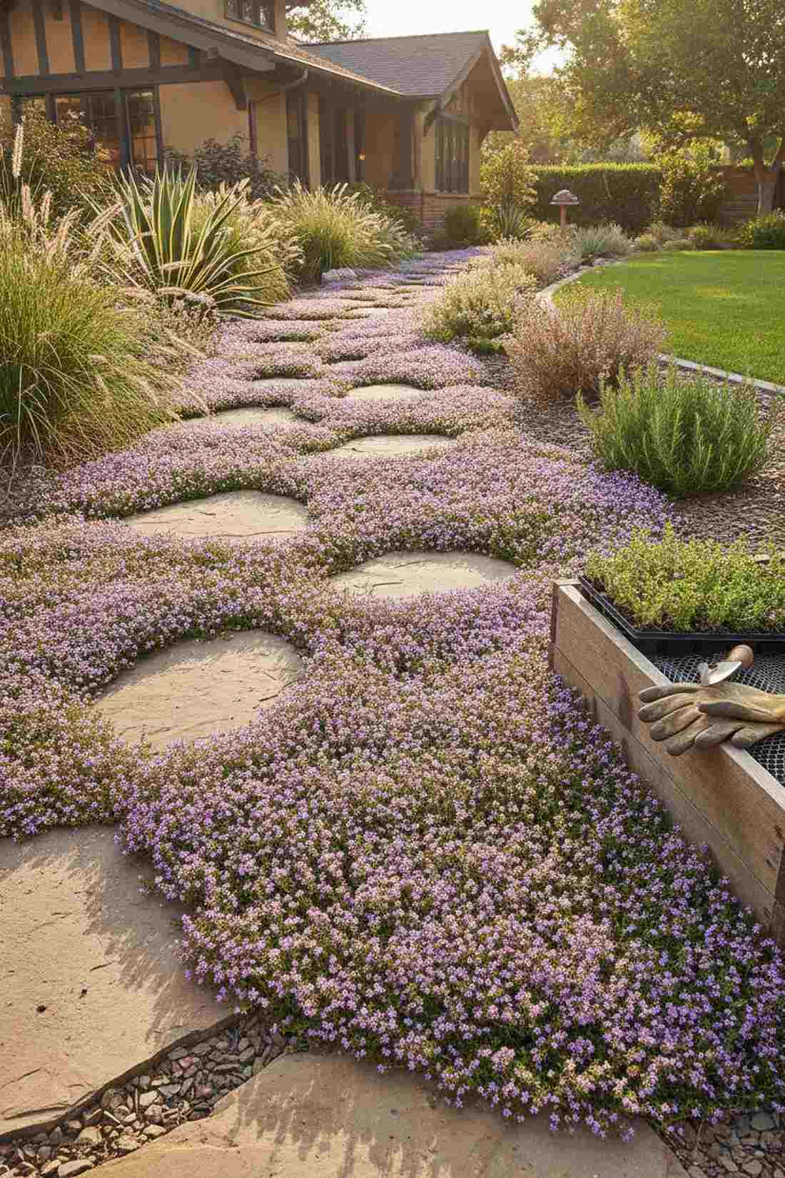 creeping thyme carpet