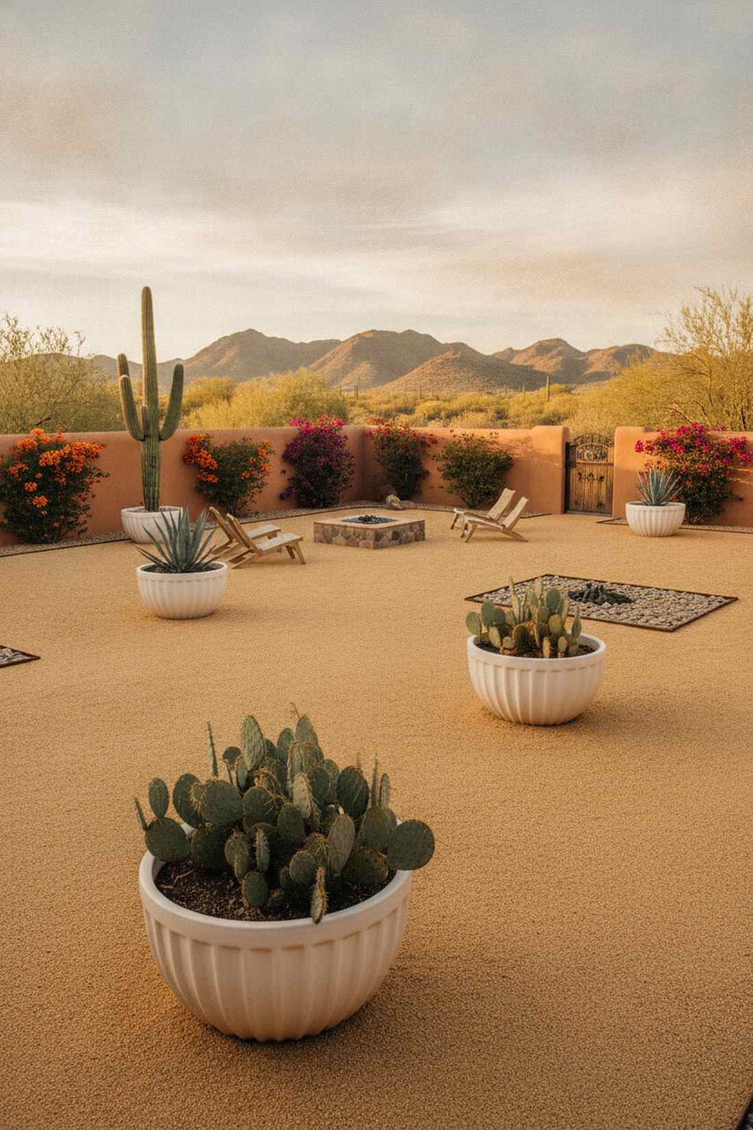 decomposed granite courtyard
