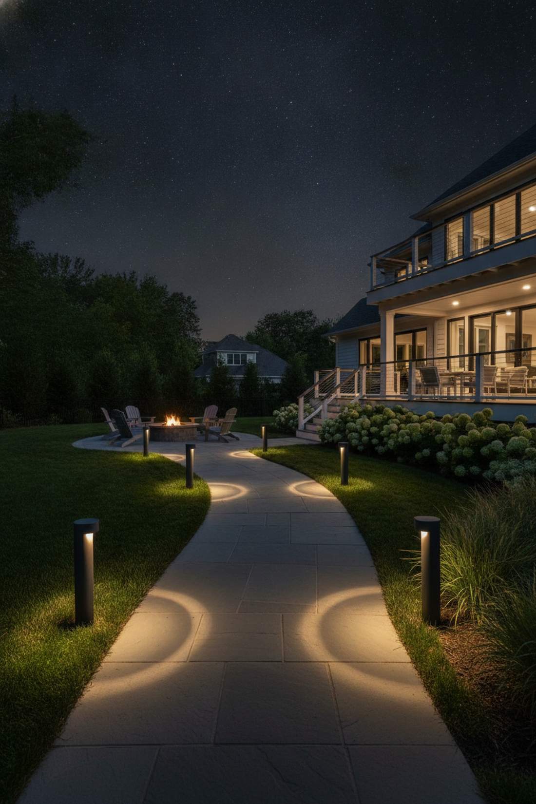 directional shielded beam bollards