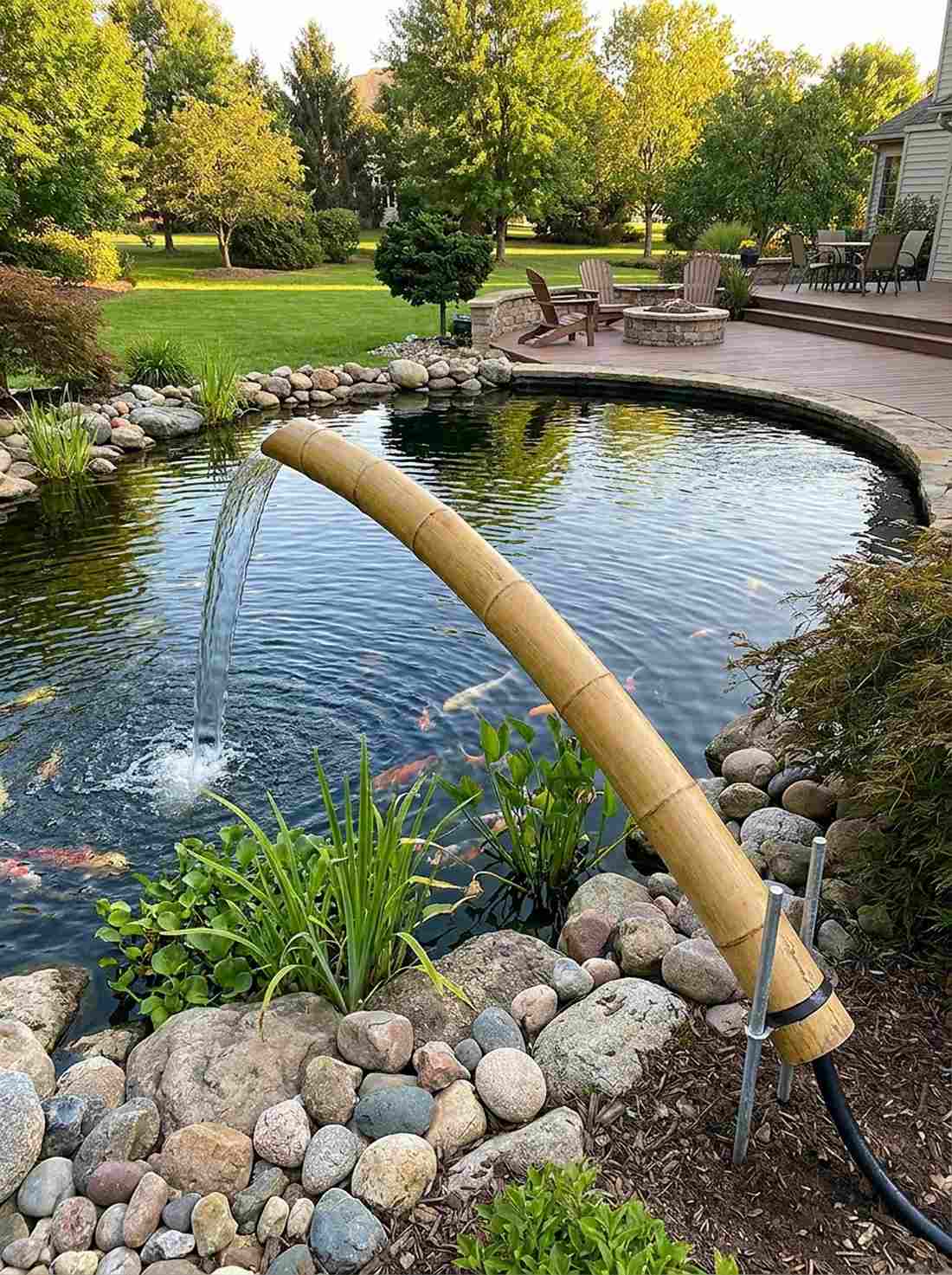 extended reach pond aerator