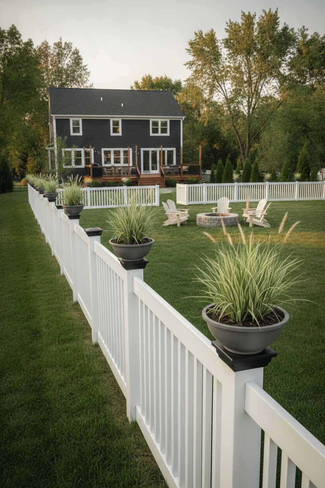 fence post cap planters