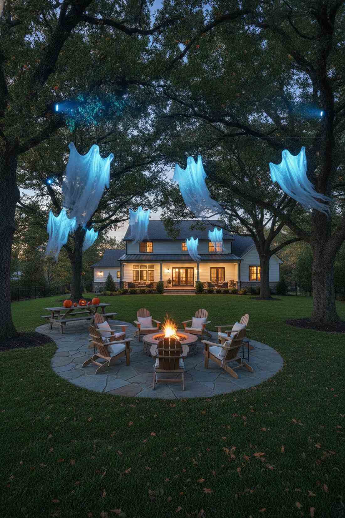 floating ghost fabric backlighting