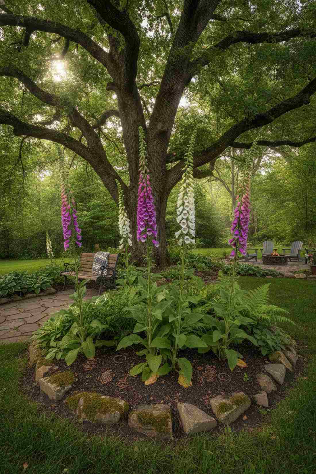 foxglove shade tolerant towers