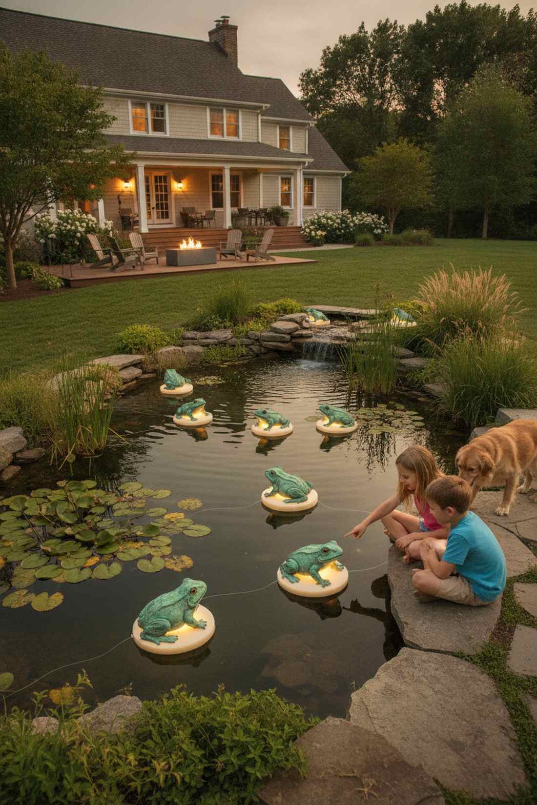 frog pond lights