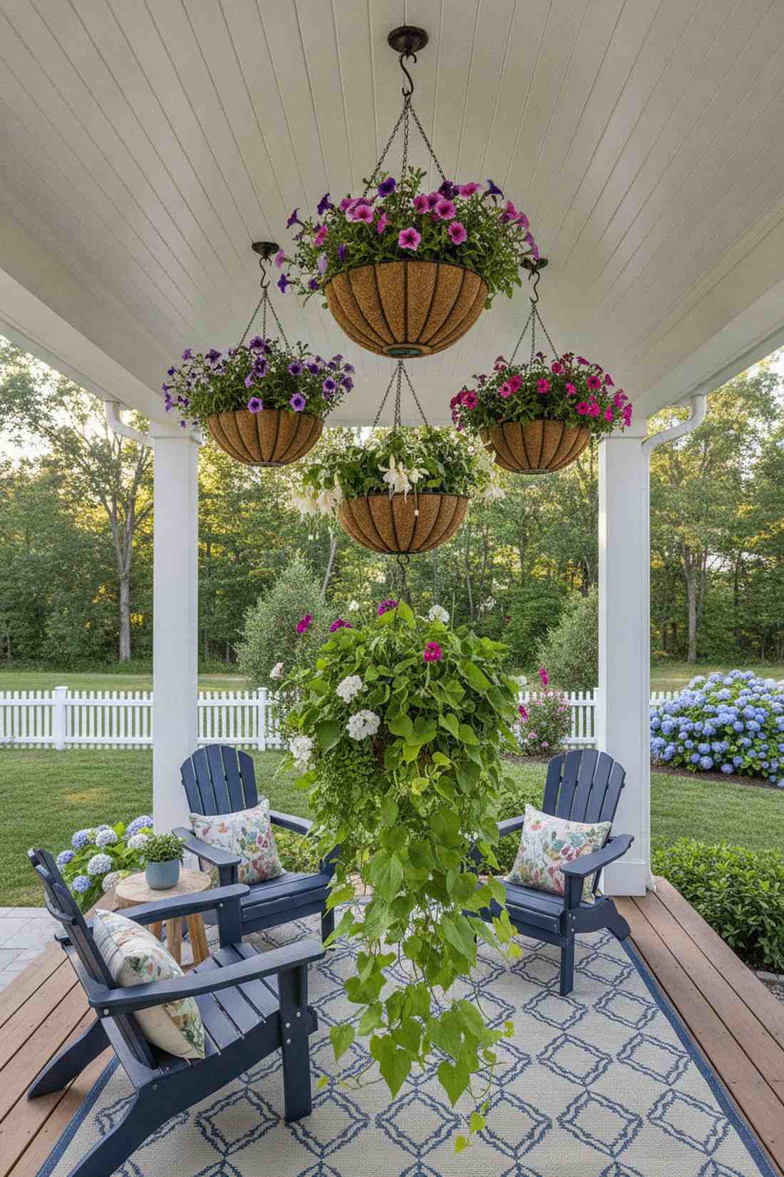 hanging basket clusters