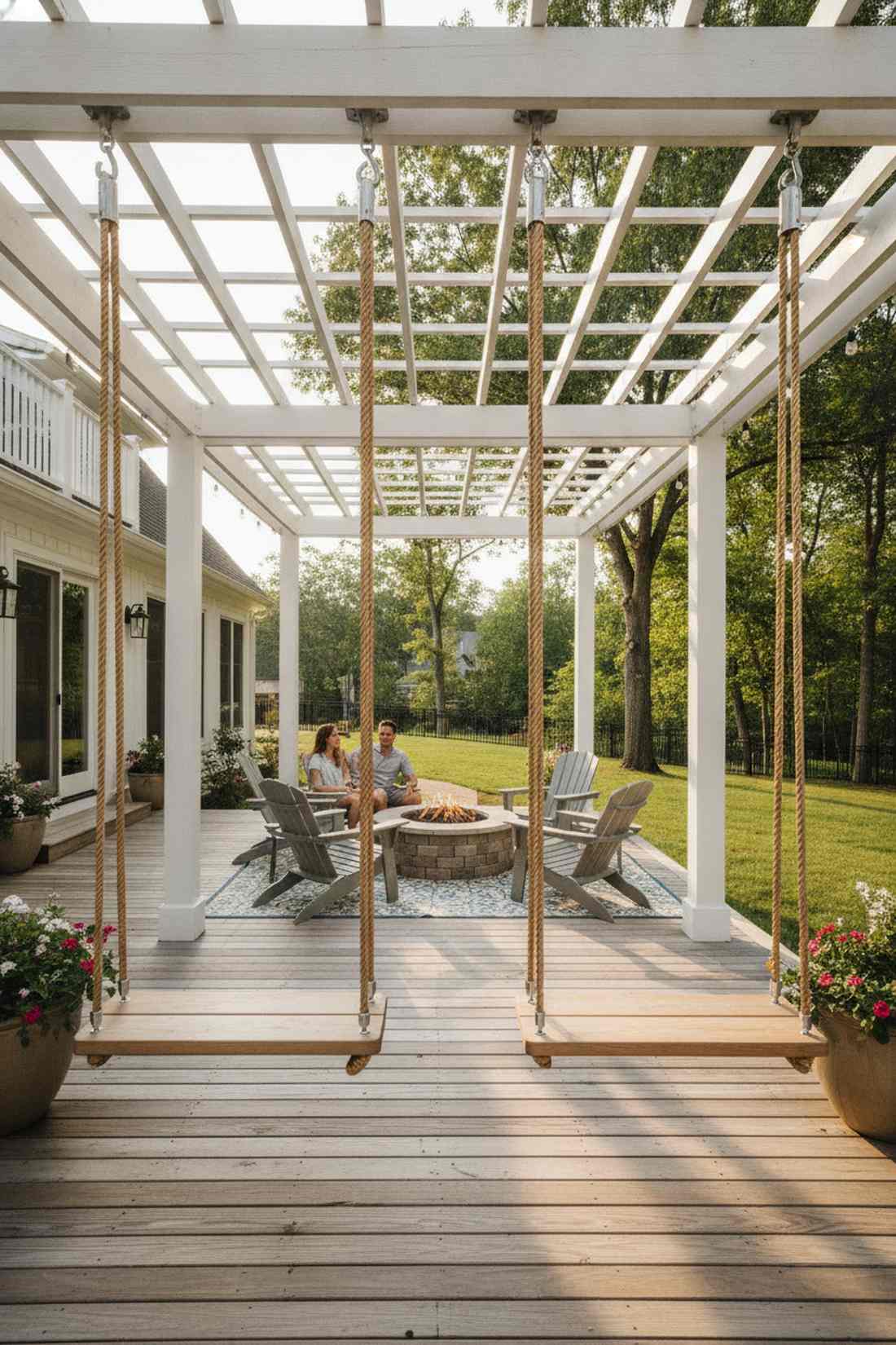 hanging swing seats for playful energy