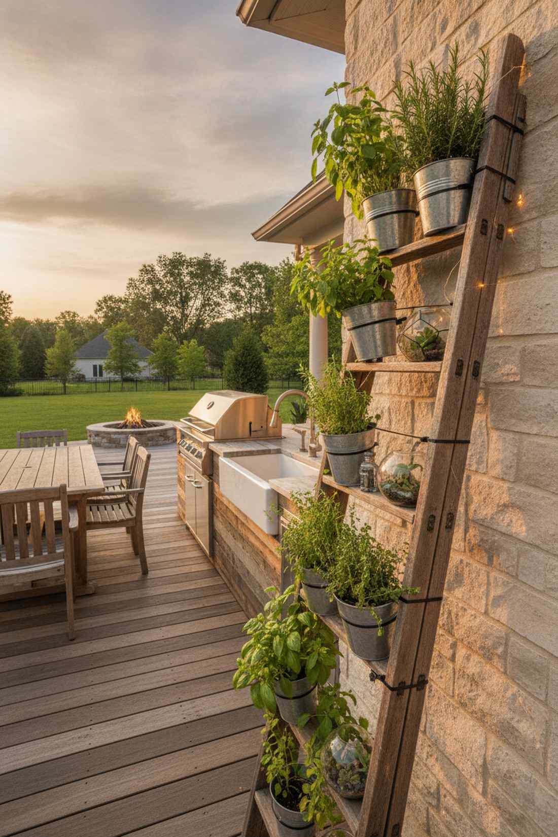 ladder display gardens