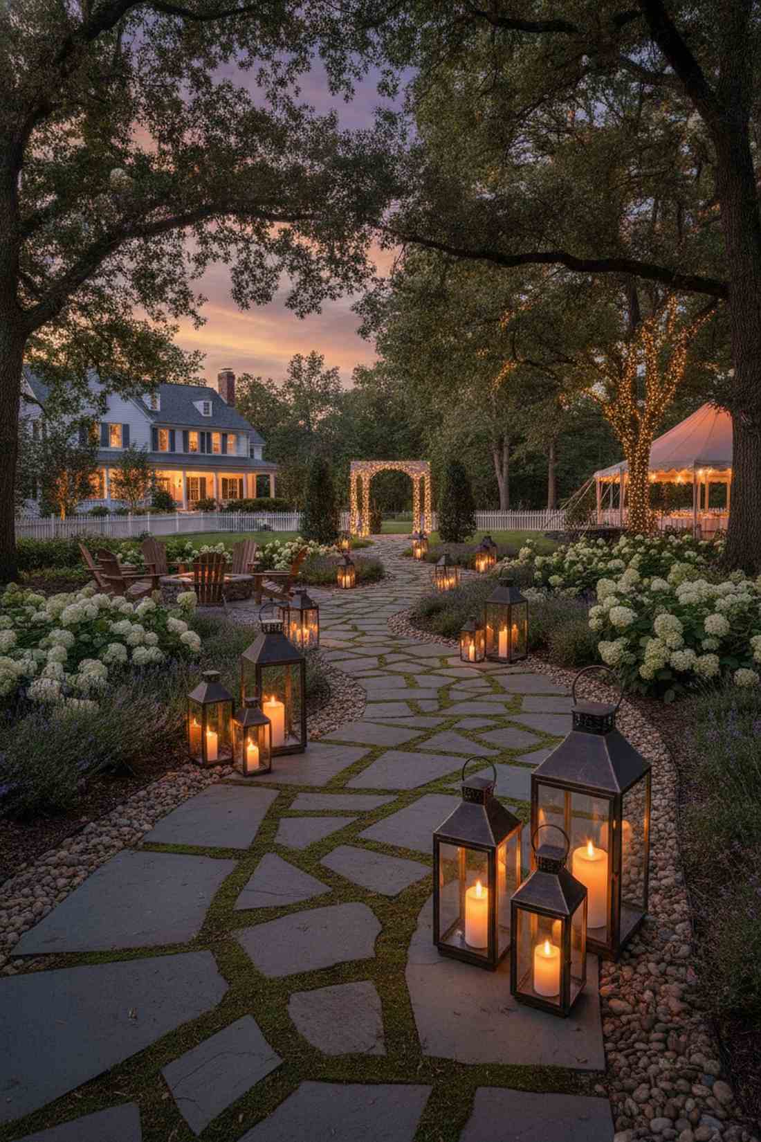 lantern pathway lighting