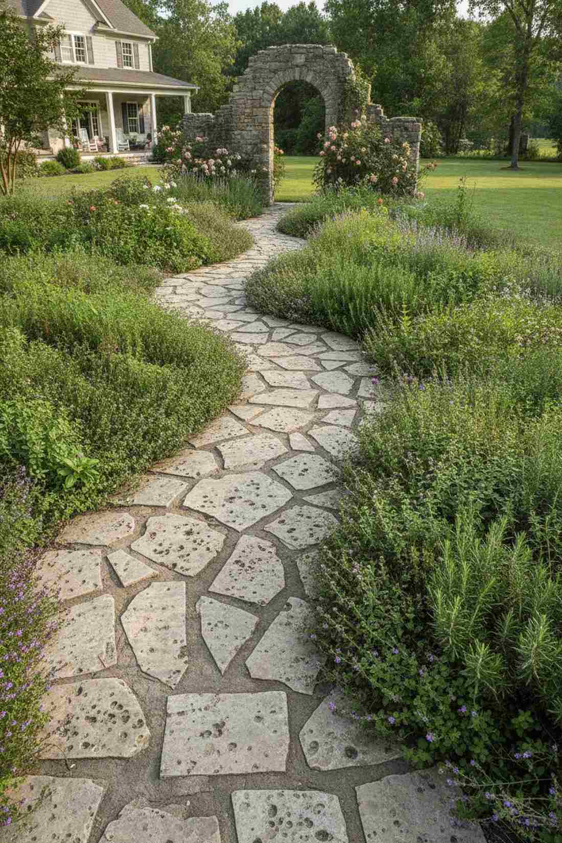 limestone weathered fragments