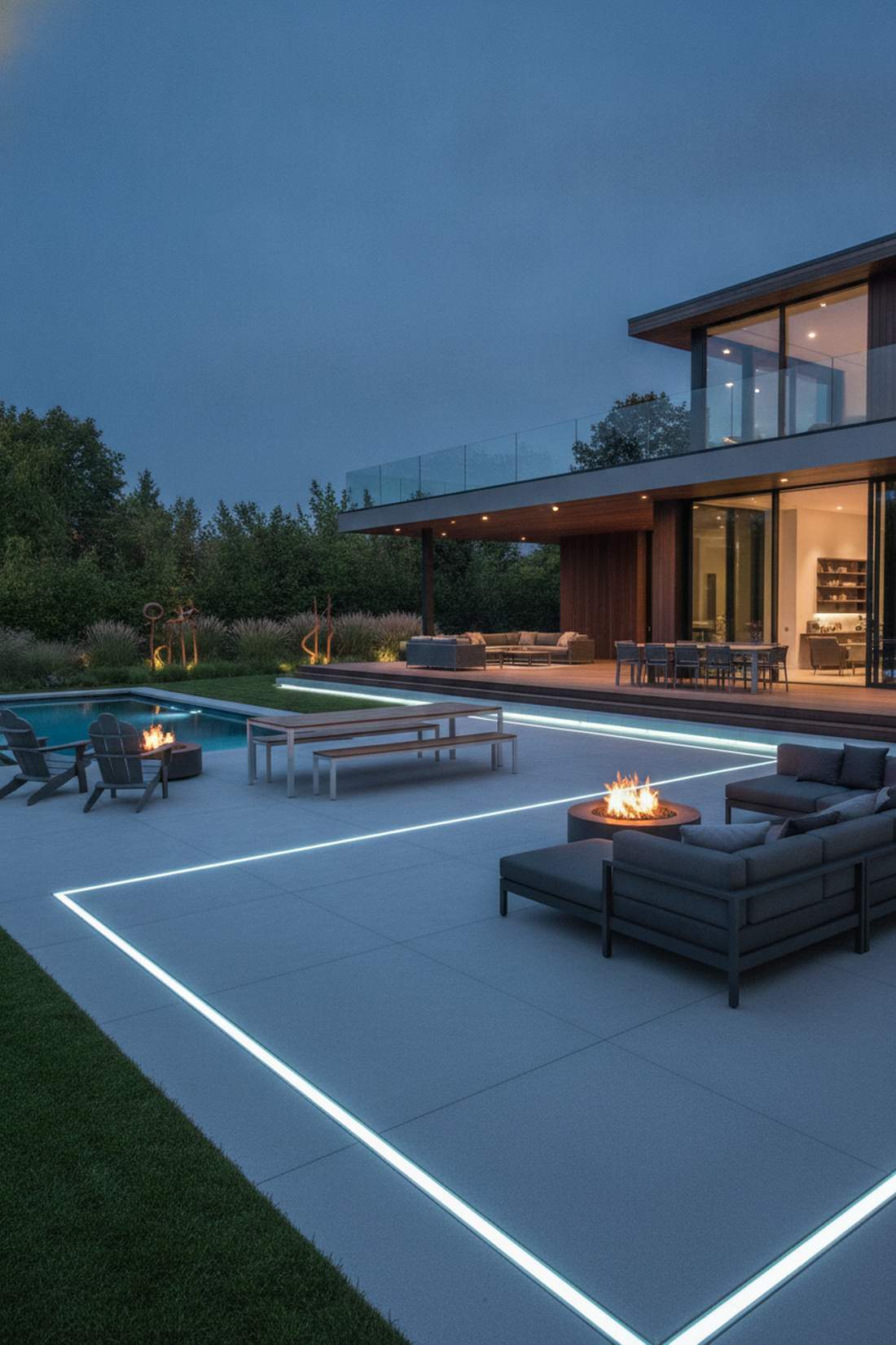 linear floor channel lighting