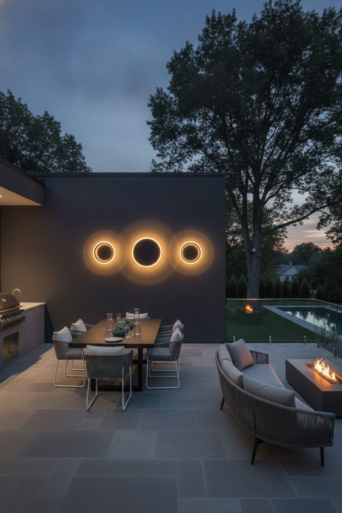orbital ring wall lights
