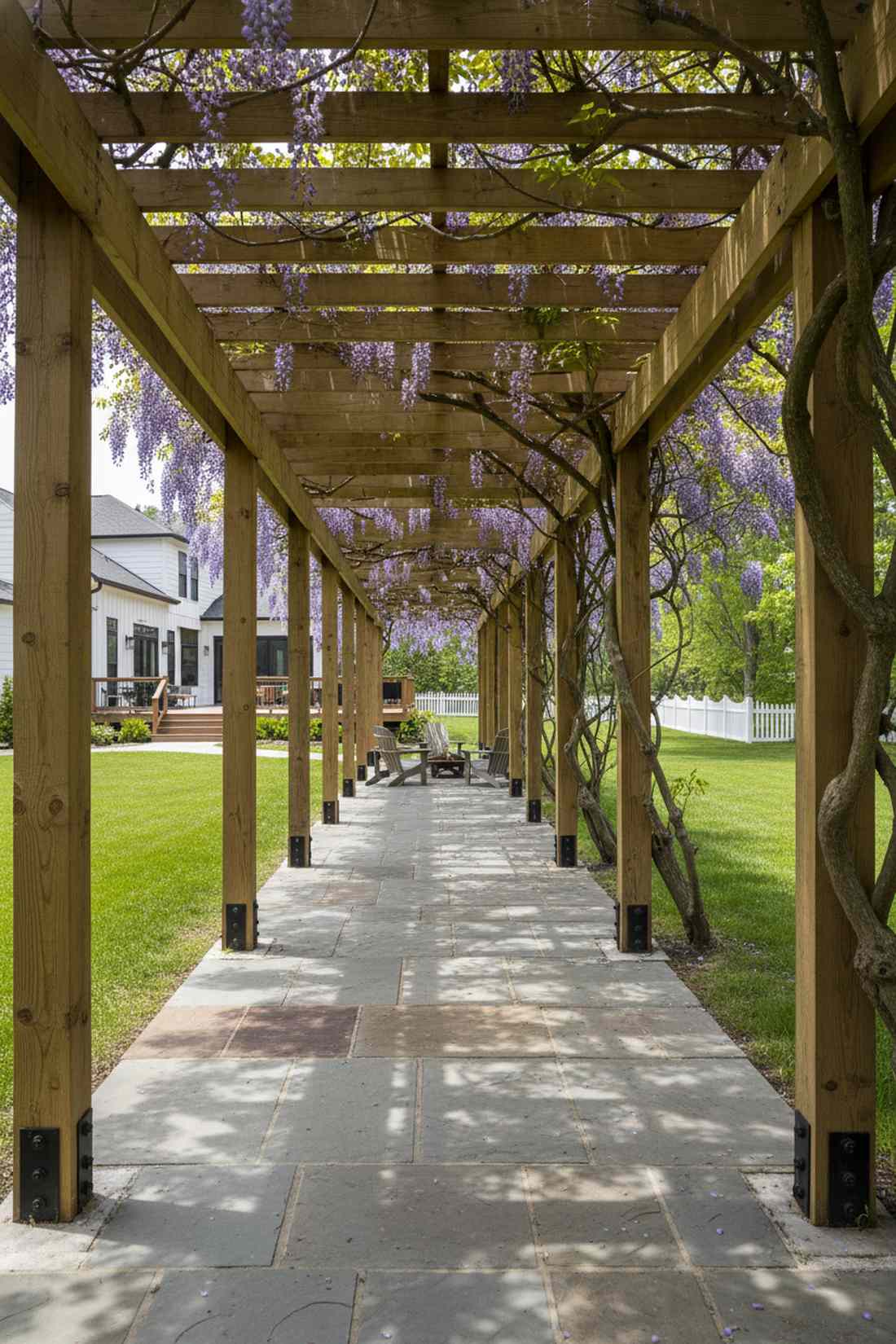 pergola covered walkways