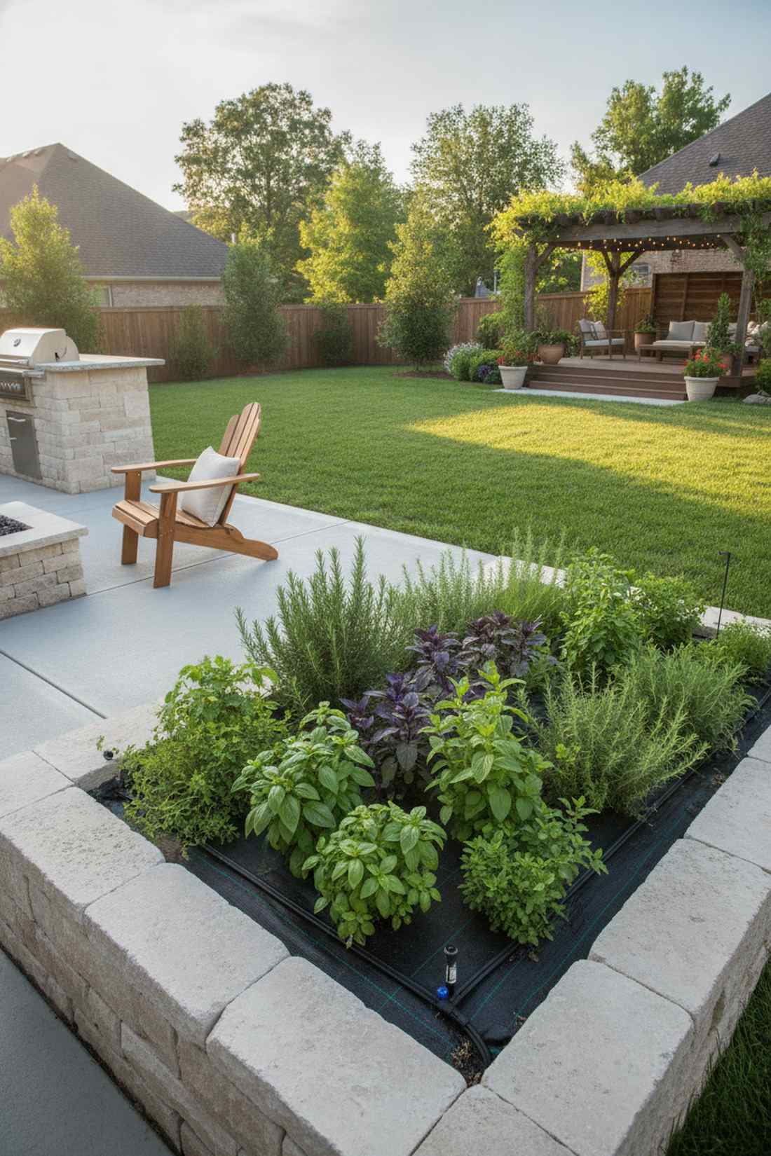 perimeter herb bed frame
