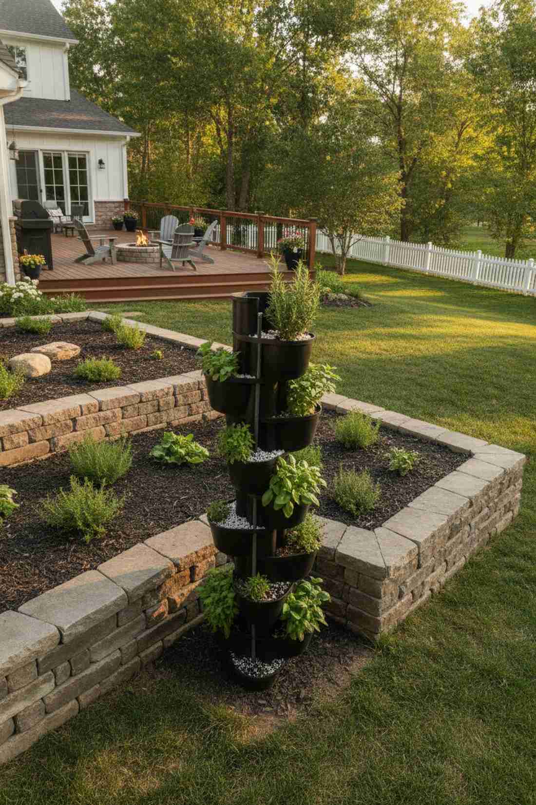 spiral tower terrace anchors