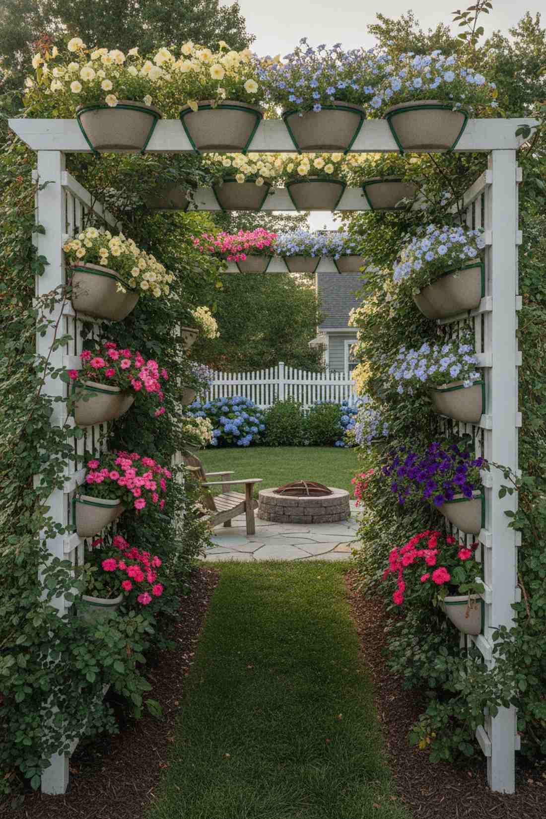 trellis top hangings