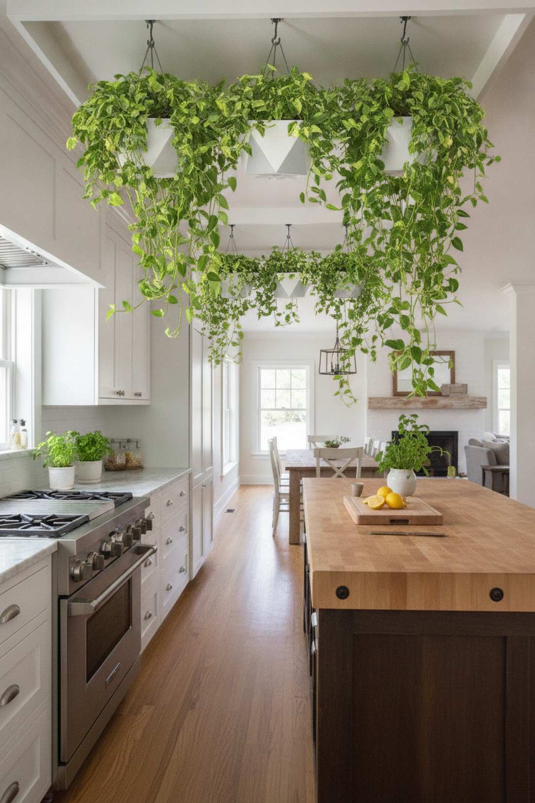 under cabinet hanging gardens