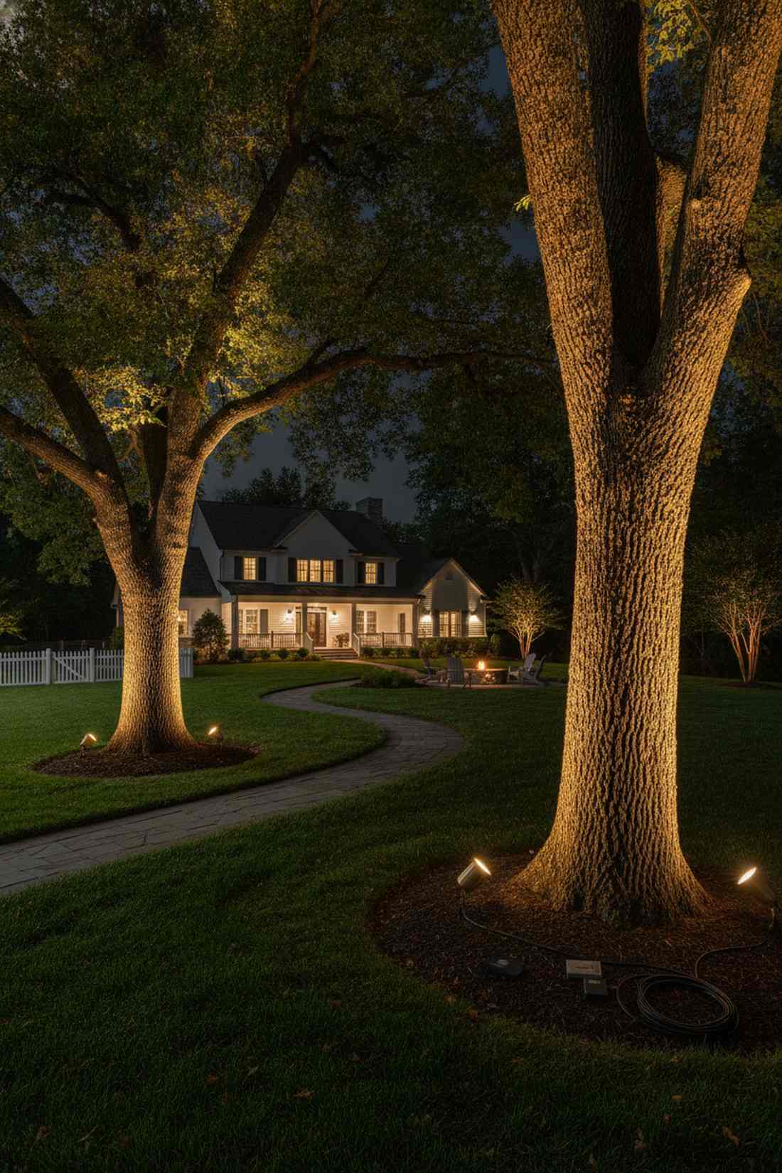 uplighting for trees