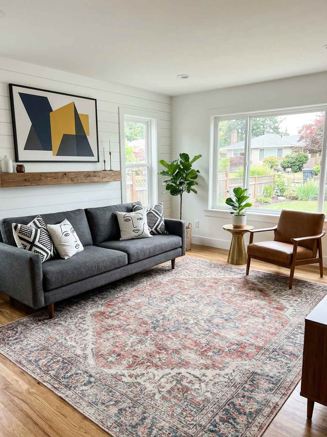 vintage and modern pattern fusion