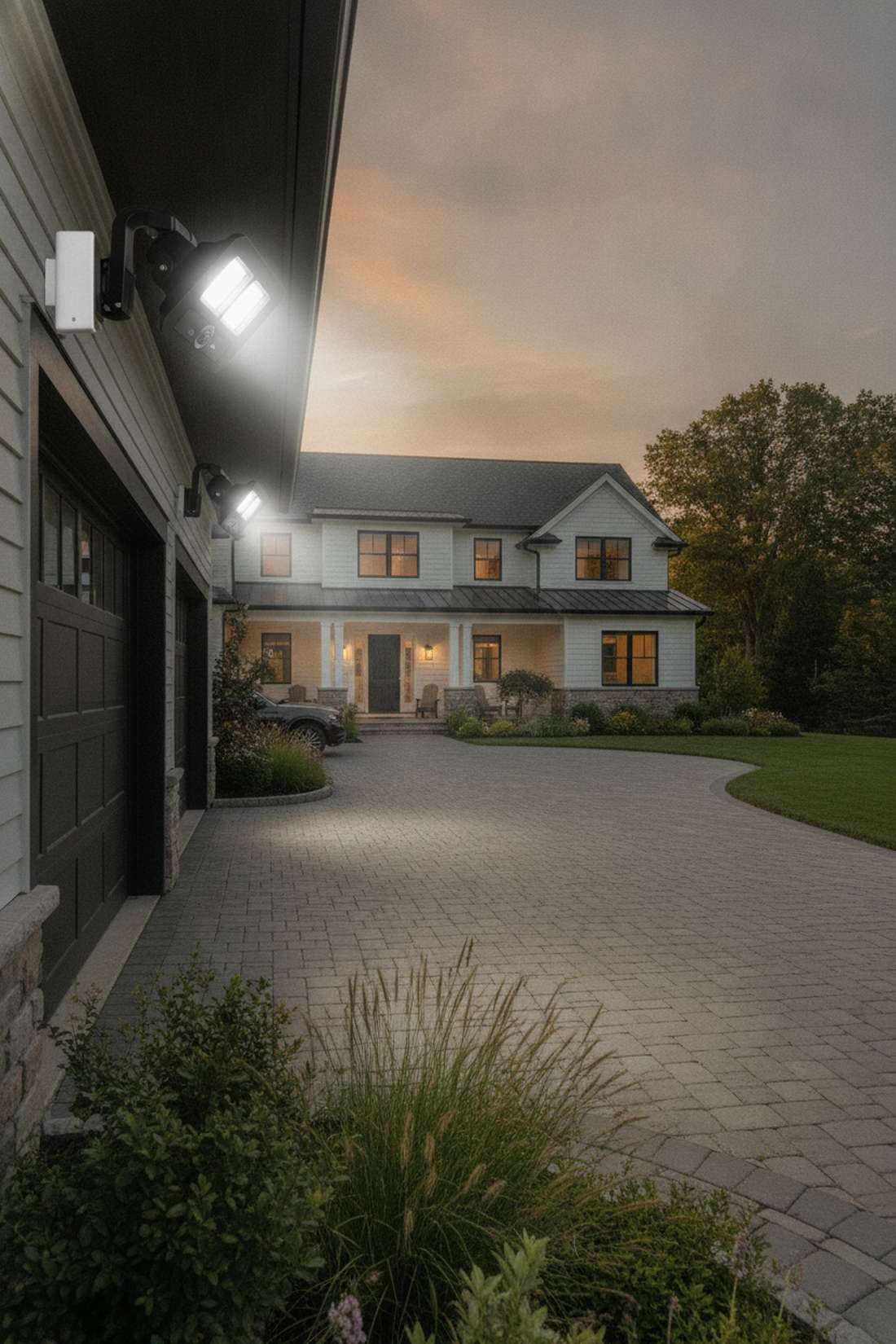 wifi enabled floodlights with camera integration