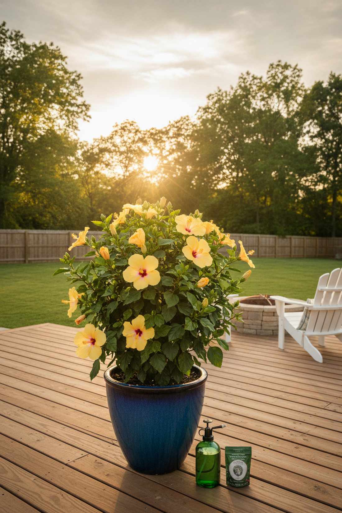yellow hibiscus