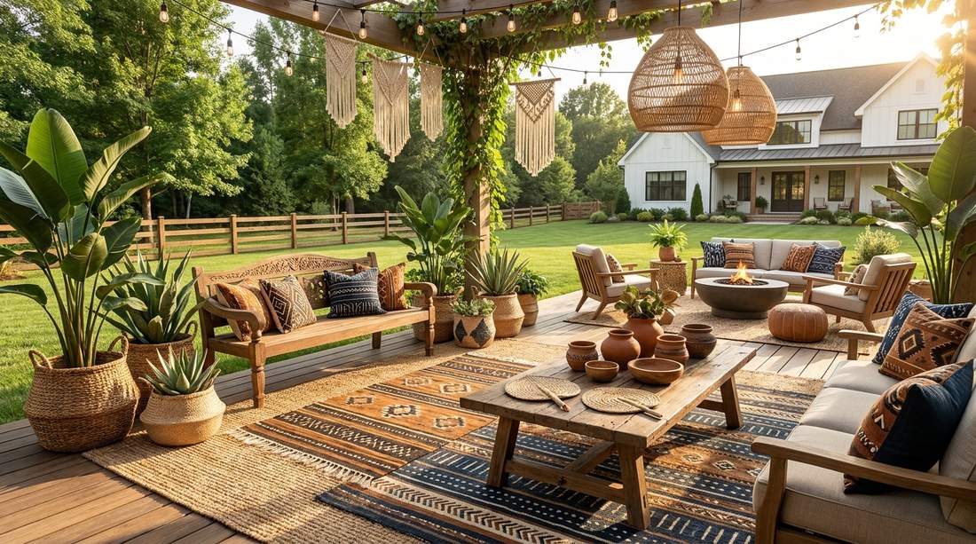 144 afro boho decor vertical