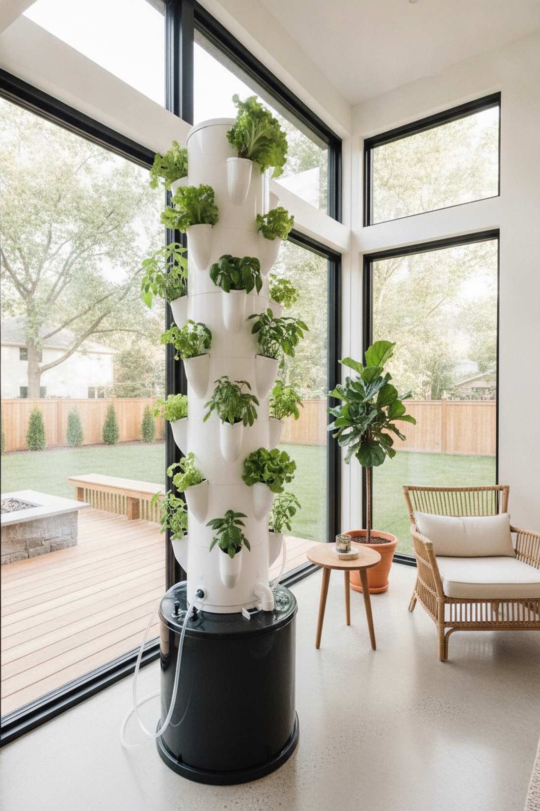 aeroponic mist tower