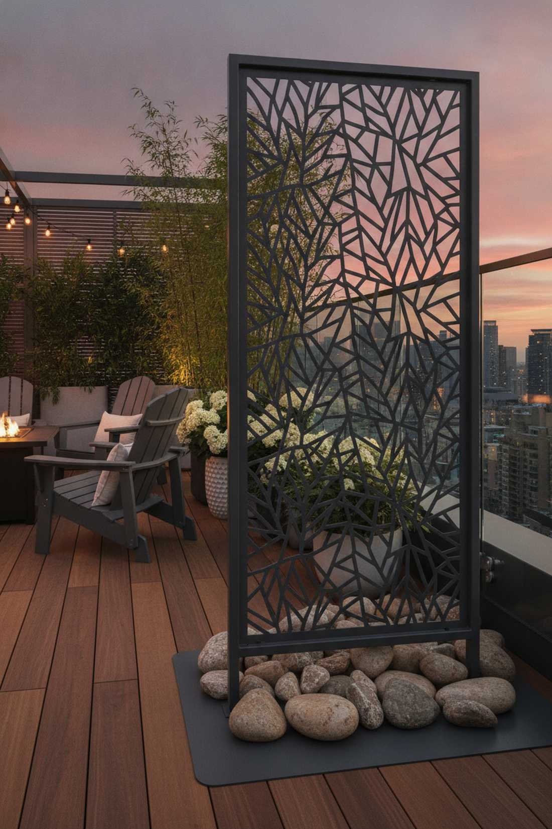 aluminum freestanding screen