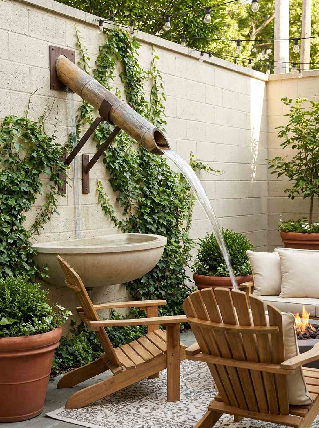 angled spout wall mount