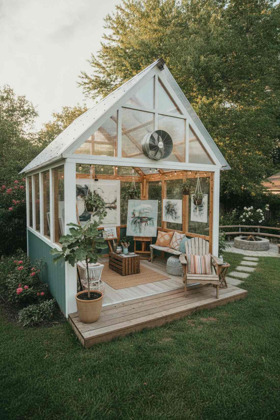 art studio retreat