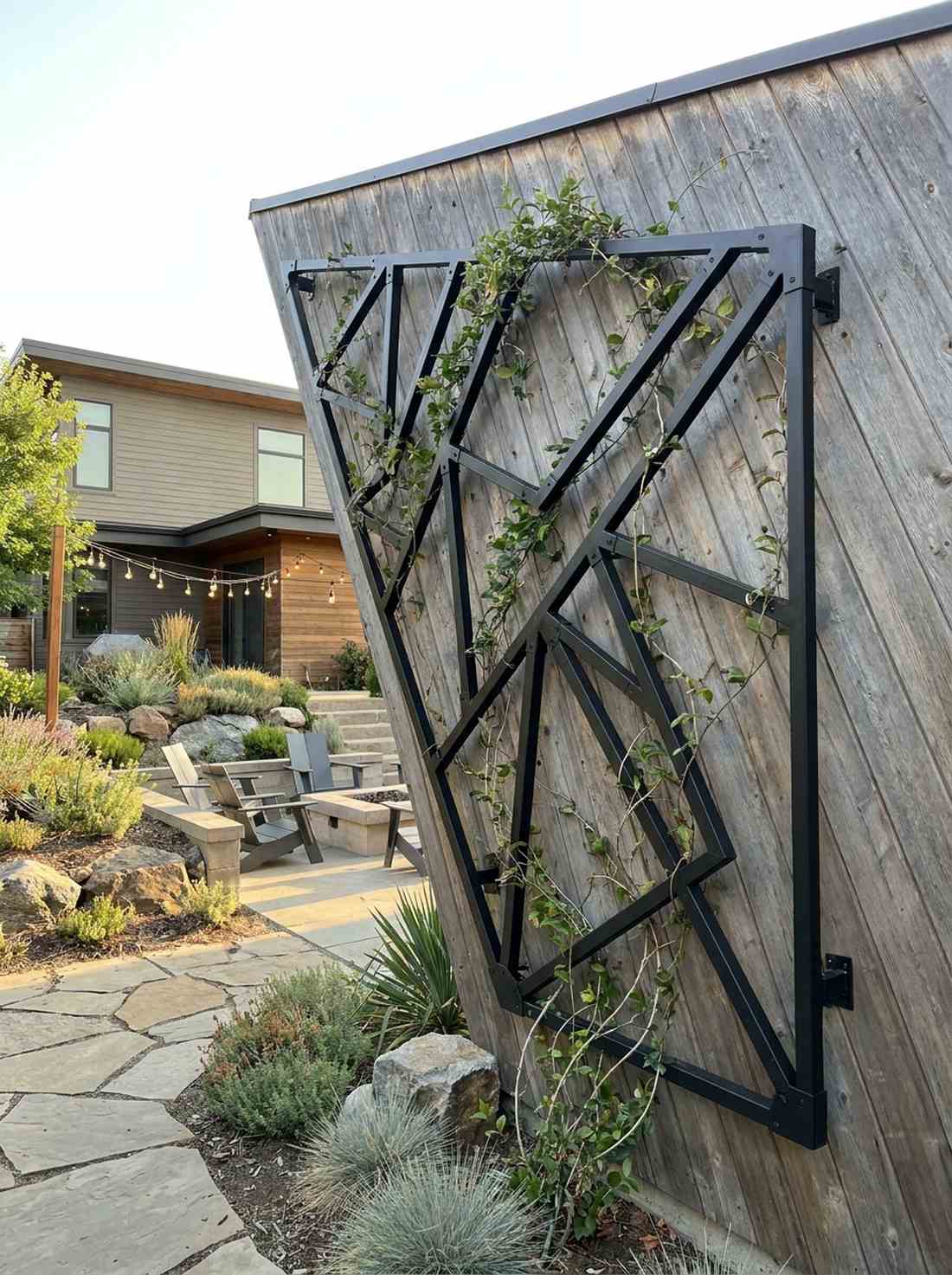 asymmetric angular frame