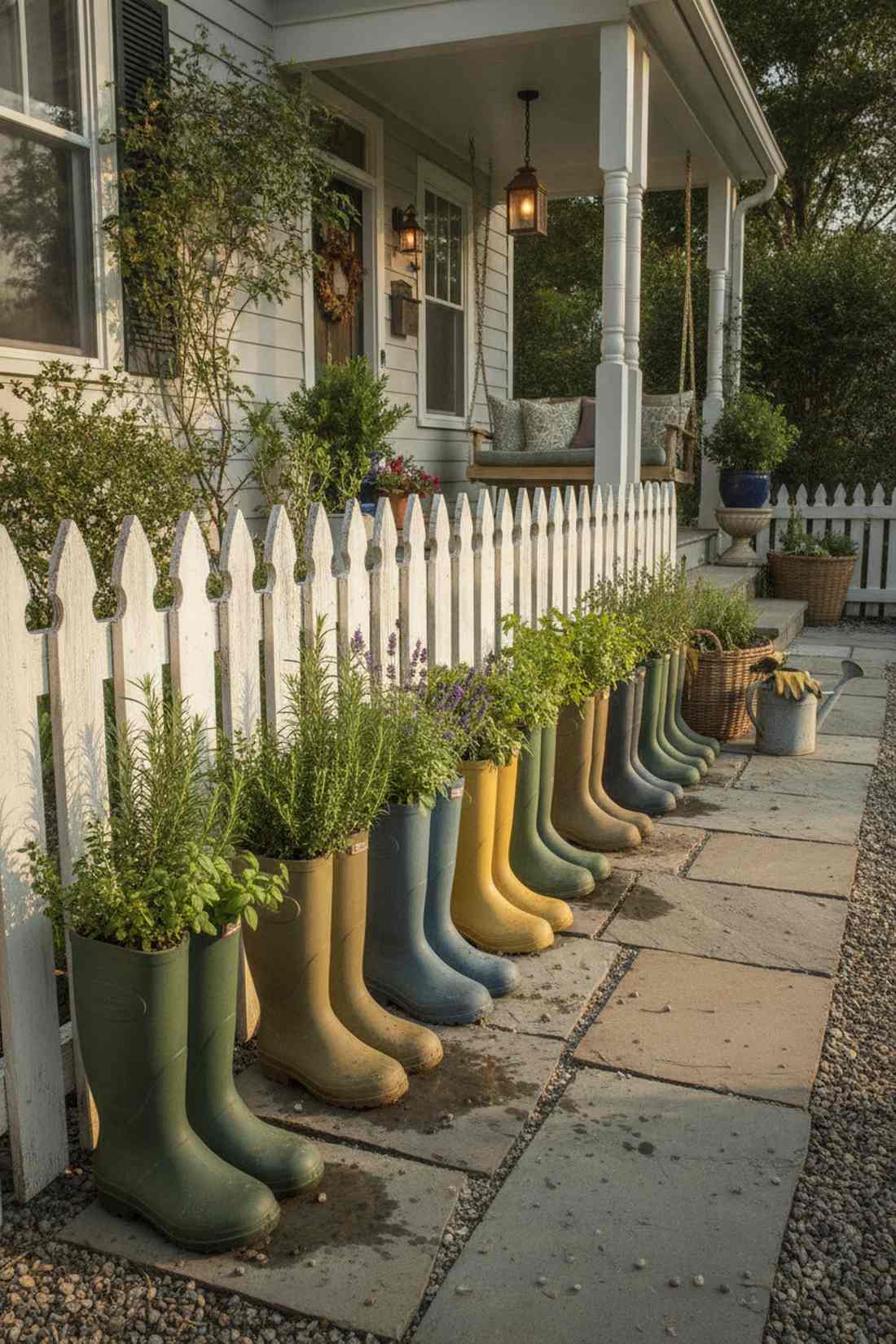 boot and shoe planters