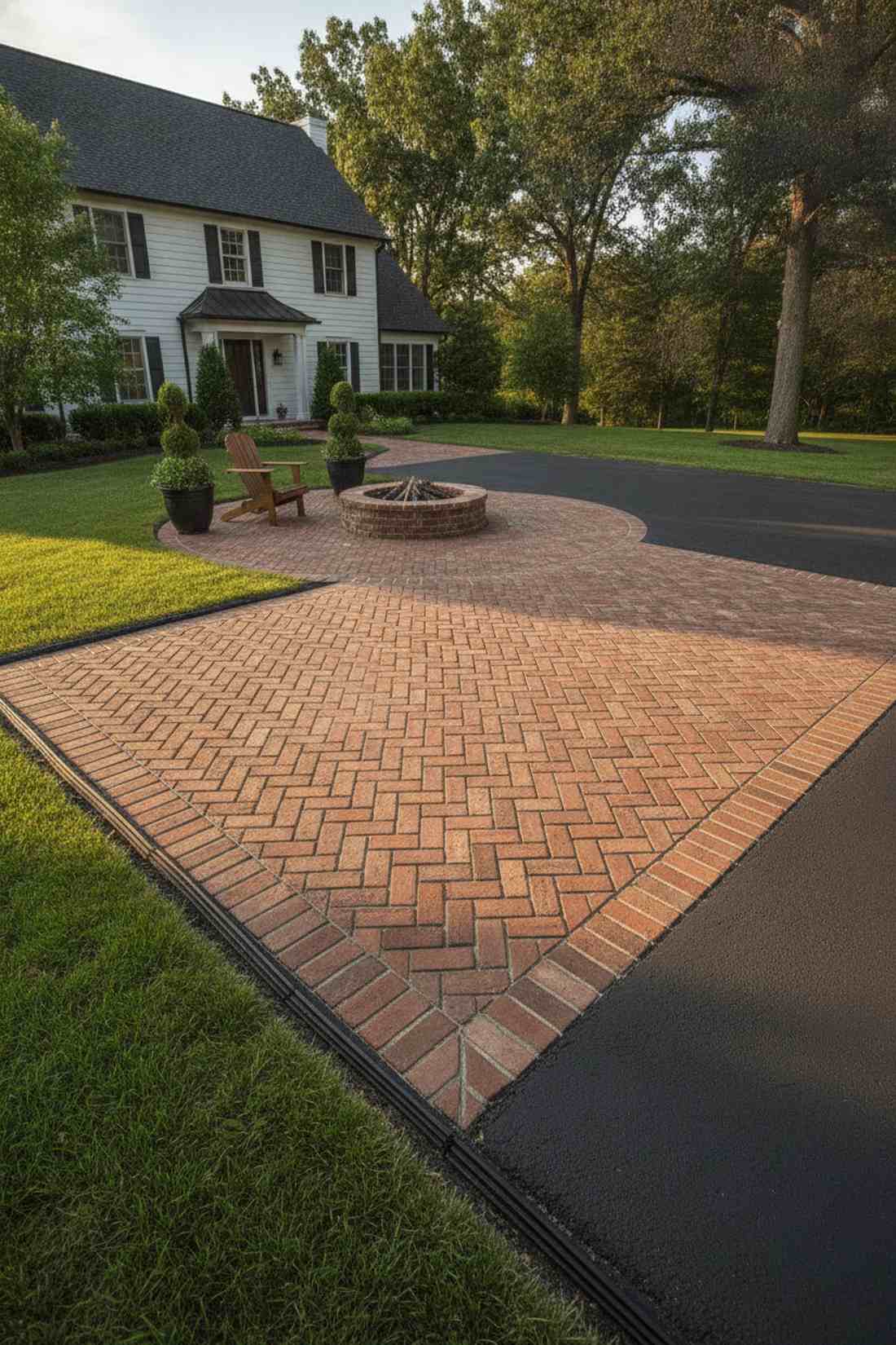herringbone brick design