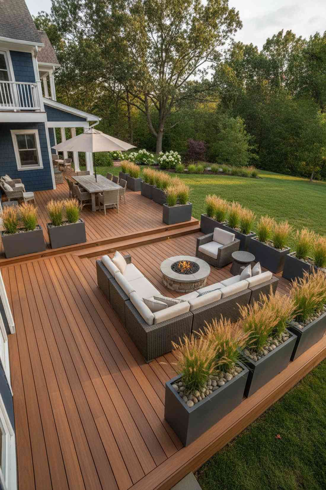 multi level deck zoning