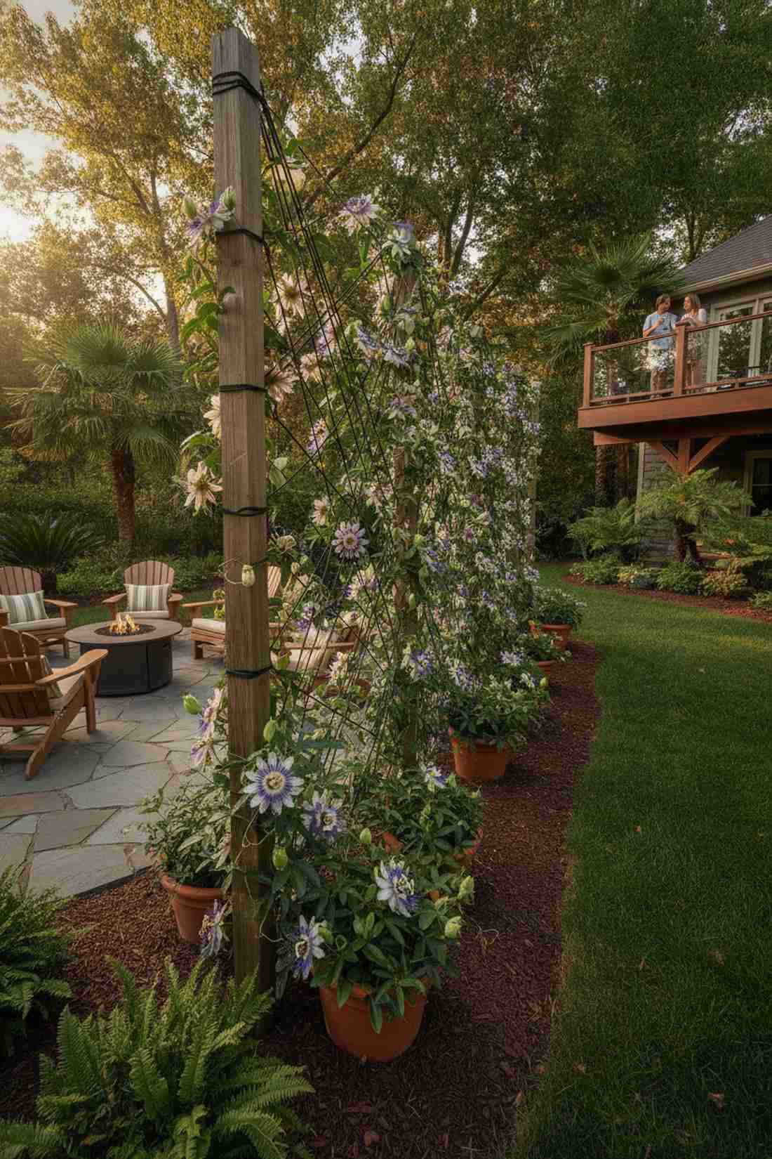 passionflower exotic blooms