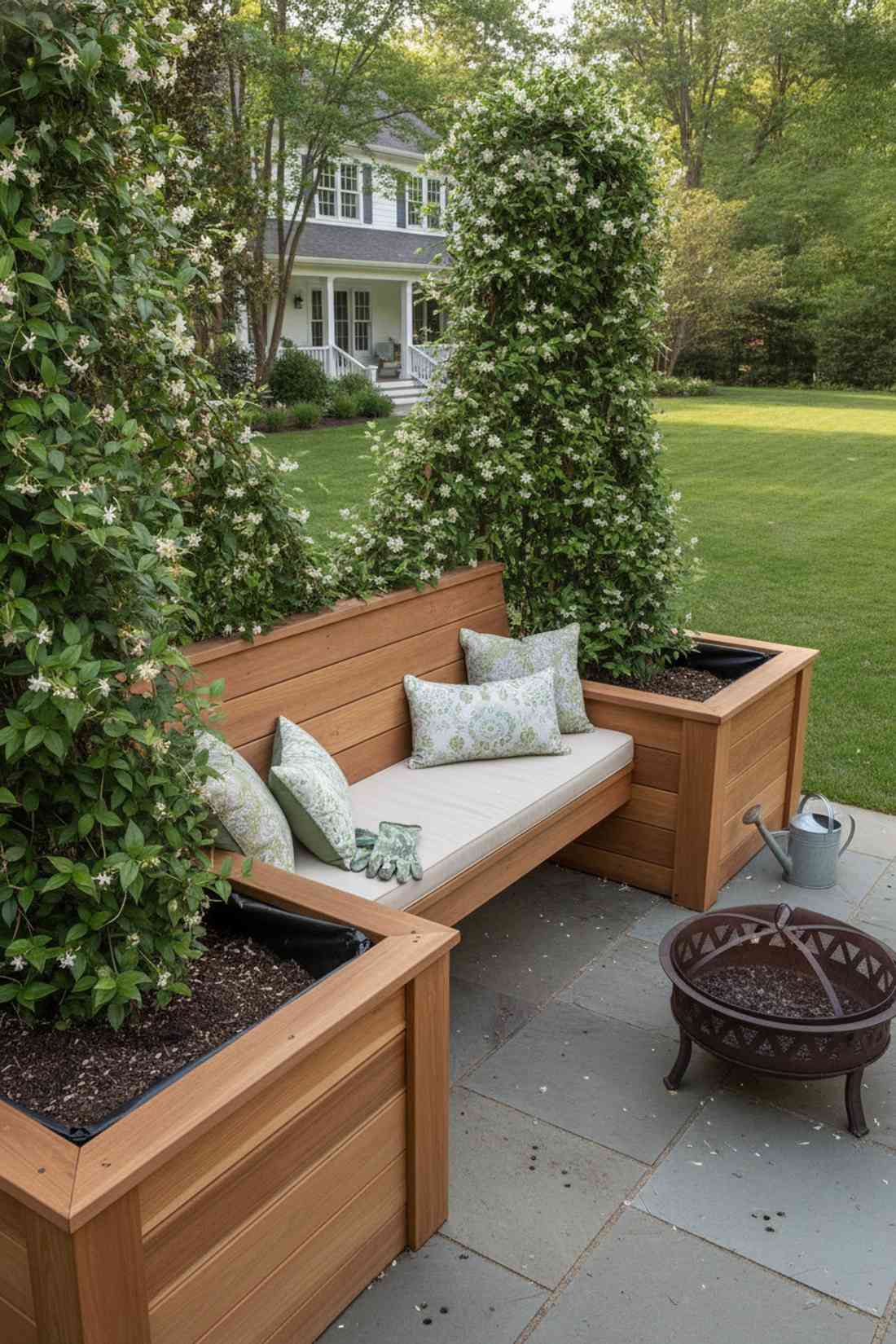planter bench combinations