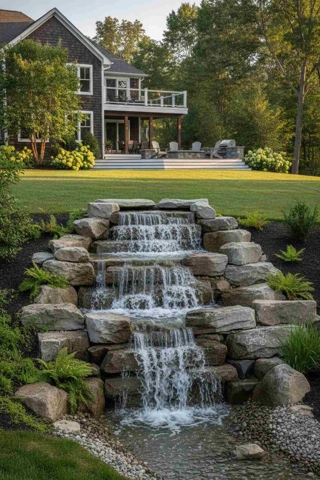 rock cascade zen fountain