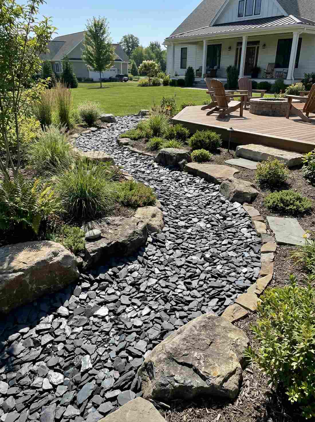 slate chip dry streams