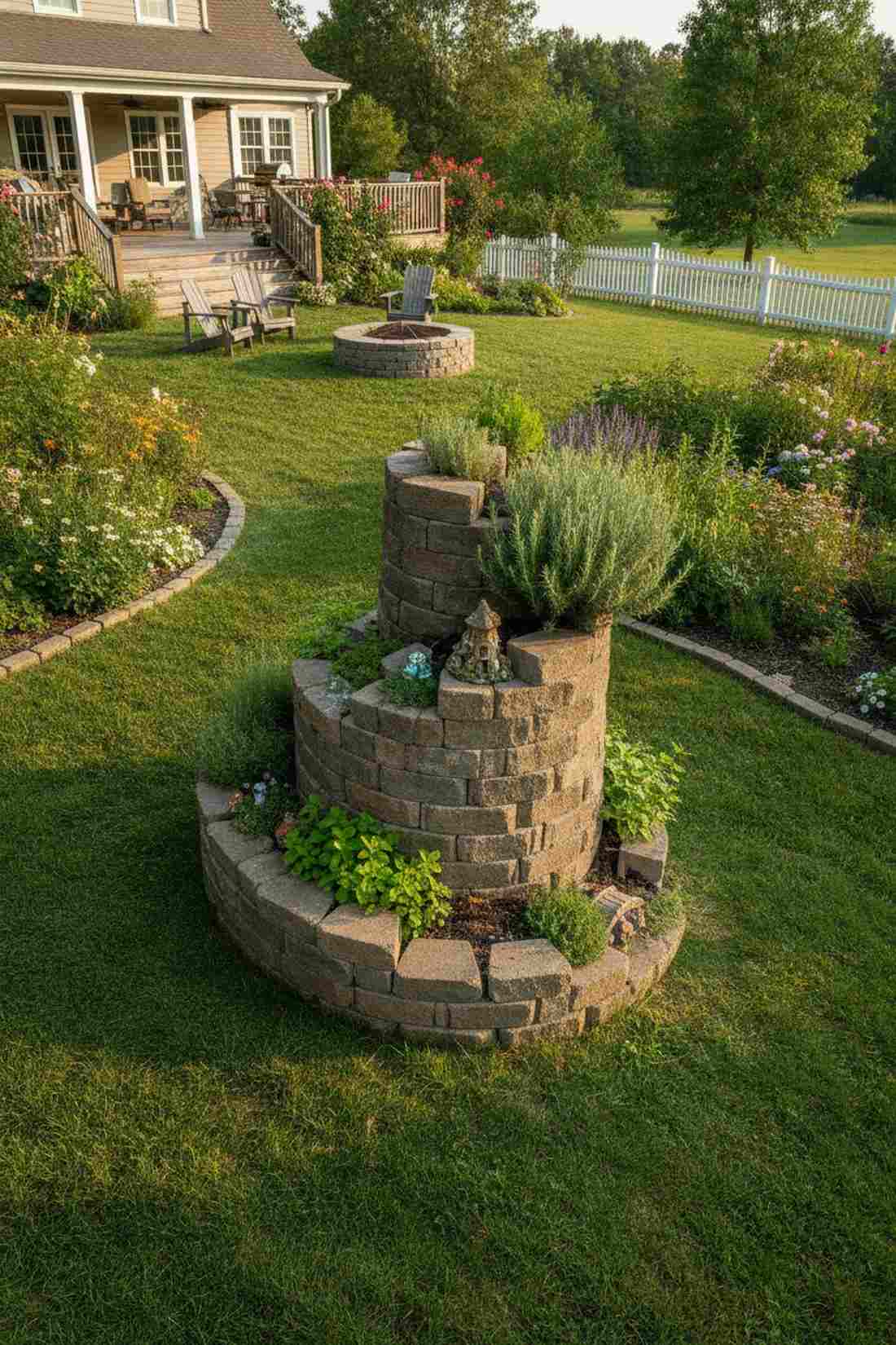 spiral herb tower