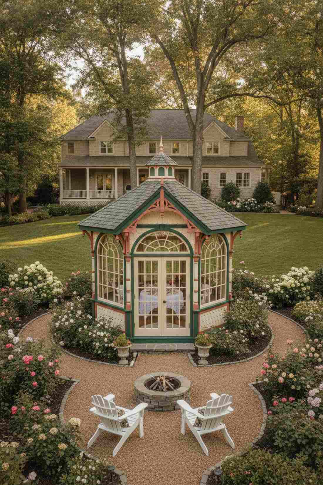 victorian garden pavilion