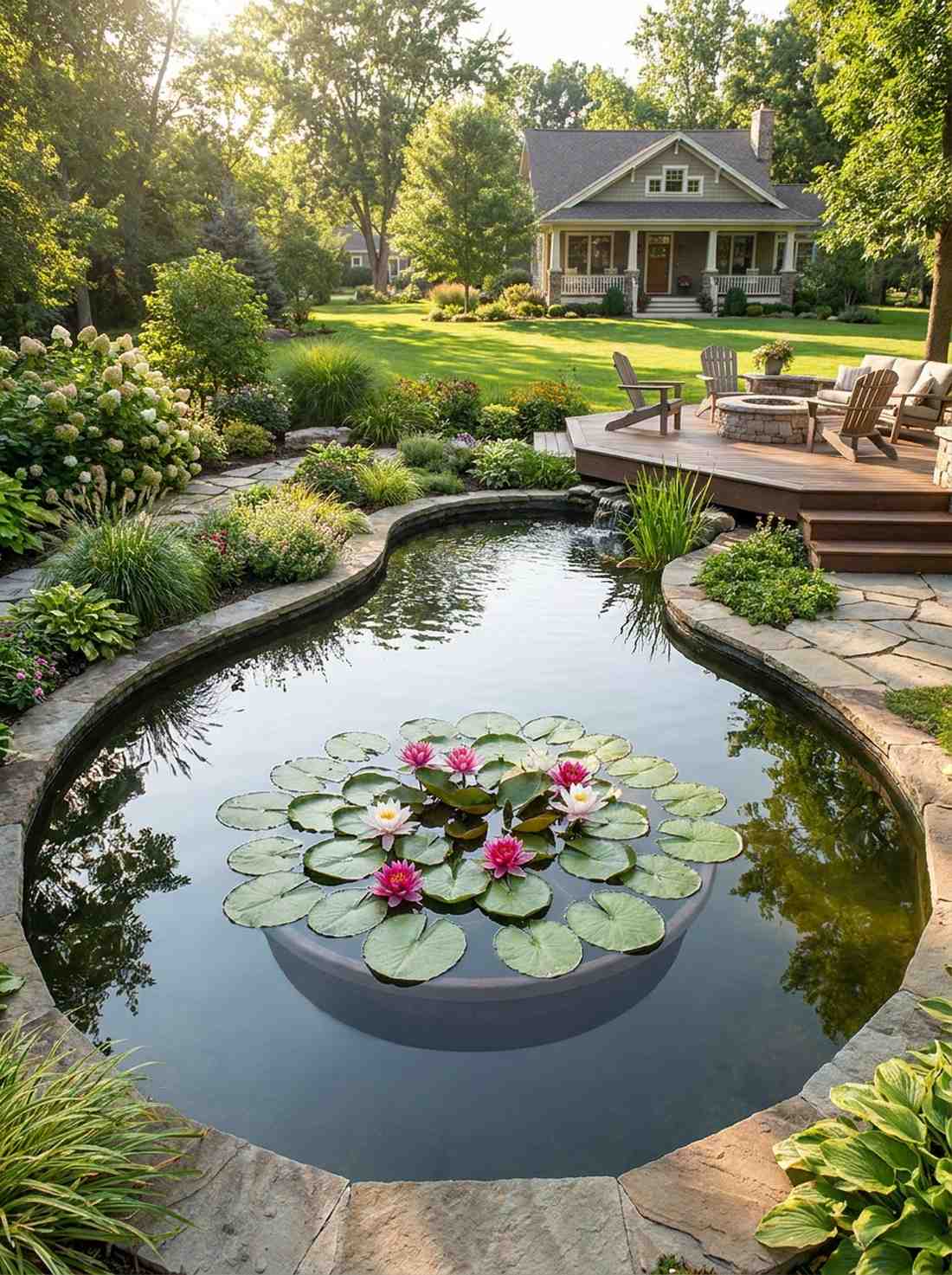 water lily focal points