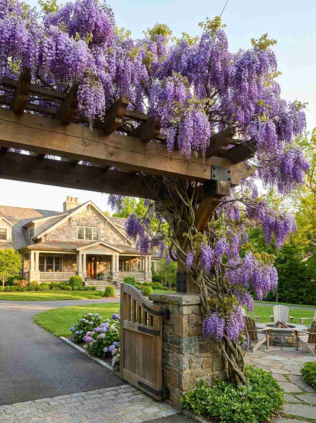 wisteria cascade display