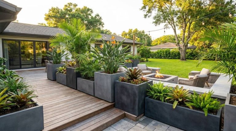 154 modern tropical garden vertical