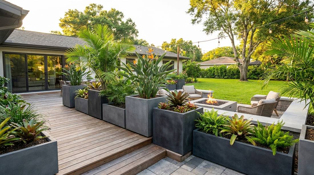 154 modern tropical garden vertical